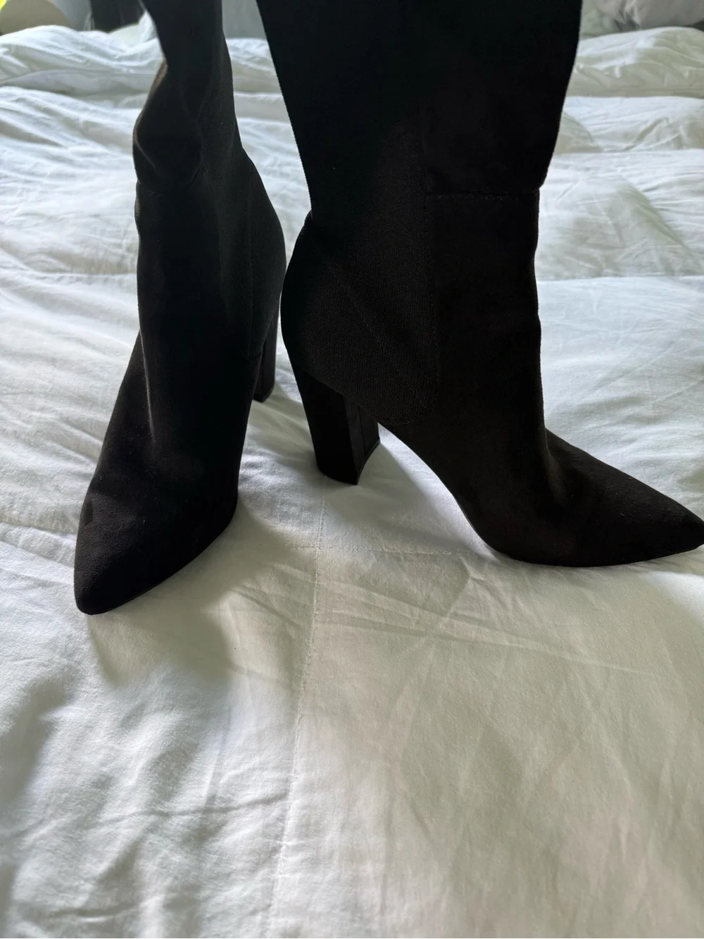 Steve Madden Everly Knee-High Block Heel Women's Boots Size 8.5